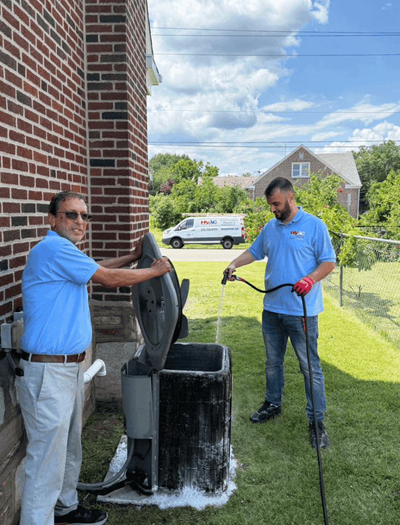 Condenser Coil Cleaned in Philadelphia