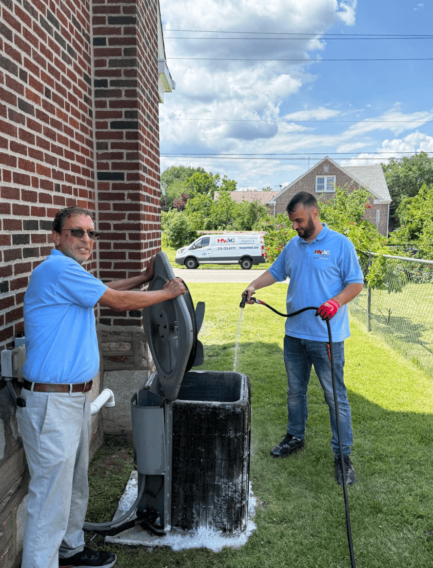 Condenser Coil Cleaned in Philadelphia